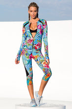 INKED BABE - Fitted Mesh Panel Jacket & Inked Babe Short Pants • Multicolor