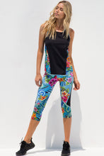 INKED BABE - Mesh Side Racer Back & Inked Babe Short Pants • Multicolor