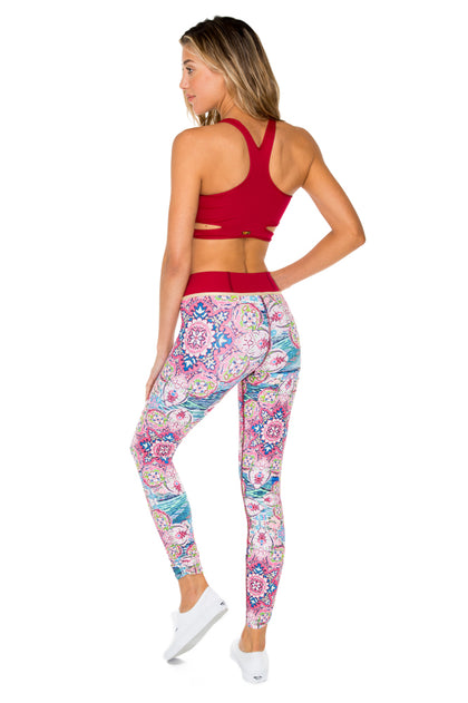 AZUCAR - Racer Back Sports Bra & Skinny Leggings • Multicolor