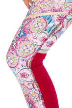 AZUCAR - Inner Top Cross Back Tank Top & Gold Trimmed Legging • Multicolor