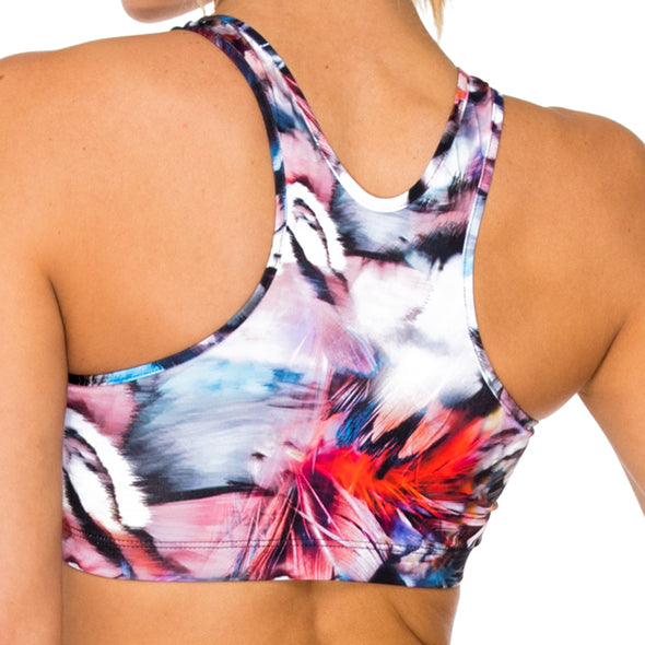 CIENFUEGOS - Grommet T Back Sports Bra