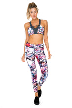 CIENFUEGOS - Grommet T Back Sports Bra & Skinny Legging • Multicolor