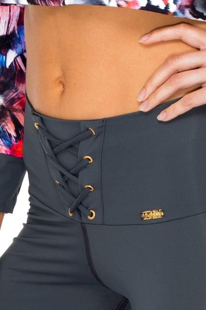 CIENFUEGOS - Grommet Cropped Hoodie Jacket & Grommet Center Legging • Multicolor