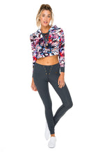 CIENFUEGOS - Grommet Cropped Hoodie Jacket & Grommet Center Legging • Multicolor