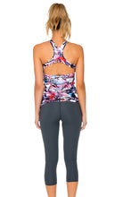 CIENFUEGOS - Tank Top & Grommet Side Capri Legging • Multicolor