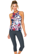 CIENFUEGOS - Tank Top & Grommet Side Capri Legging • Multicolor