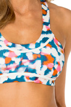 VIA BLANCA - Crossback Sports Bra & Laced Panel Skinny Legging • Multicolor