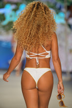 LULI CHIC - Underwire Top & High Leg Brazilian Bottom • White Runway