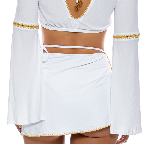 LULI CHIC - Tie Side Wrap Skirt