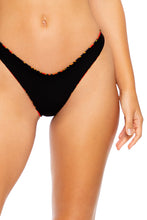 FLAME OF LOVE - Triangle Top & High Leg Bottom • Black Campaign