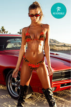 FLAME OF LOVE - Triangle Top & High Leg Bottom • Black Campaign