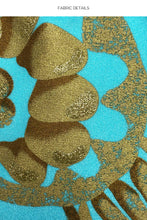 ANGEL KISSES - Triangle Top & Wavy Ruched Back Tie Side Bottom • Aqua