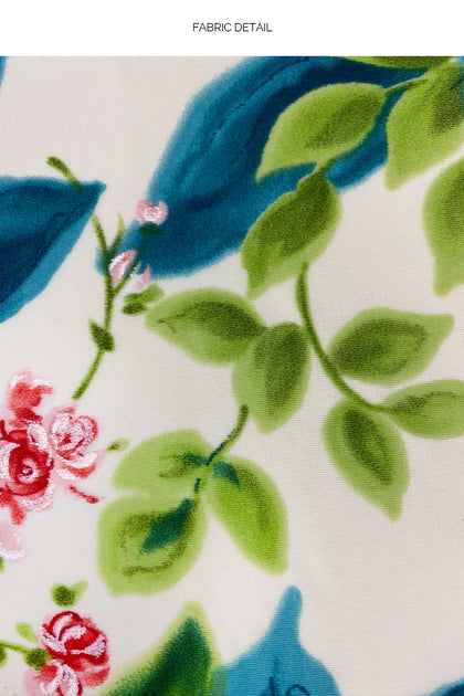 FLORAL BABY - Underwire Push Up Bandeau Top & High Waist Bottom • Multicolor