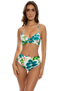 FLORAL BABY - Underwire Top & High Waist Bottom • Multicolor