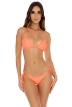 COSITA BUENA - Wavy Triangle Top & Wavy Ruched Back Full Tie Side Bottom • Hot Mess