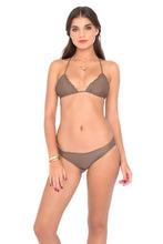 COSITA BUENA - Wavy Triangle Top & Full Ruched Back Bottom • Sandy Toes