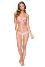 COSITA BUENA - Fama Multi Way Underwire Bandeau & Scrunch Side Full Bottom • Rosa