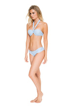 COSITA BUENA - Fama Multi Way Underwire Bandeau & Scrunch Side Full Bottom • Cielo