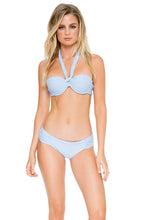 COSITA BUENA - Fama Multi Way Underwire Bandeau & Scrunch Side Full Bottom • Cielo