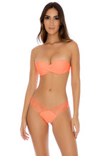 COSITA BUENA - Underwire Push Up Bandeau Top & Strappy  Ruched Back Bottom • Hot Mess