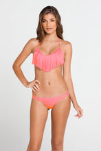 COSITA BUENA - Fringe Scoop Halter Top & Multi Strap Ruched Brazilian • Hot Mess