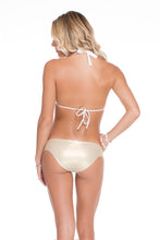 COSITA BUENA - Halter Top & Side Tab Seamless Full Bottom • White