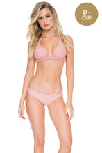 COSITA BUENA - Halter Triangle Top & Full Ruched Back Bottom • Rosa