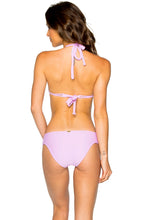 COSITA BUENA - Halter Triangle Top & Scrunch Side Full Bottom • Lavanda