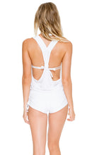 COSITA BUENA - T Back Romper • White