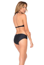 COSITA BUENA - Underwire Halter Top & Luxe Full Coverage Bottom • Black