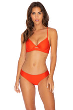 COSITA BUENA - Underwire Top & Seamless Full Ruched Back Bottom • Sangrita