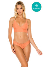 COSITA BUENA - Cross Back Bustier Top & Drawstring Ruched Brazilian Bottom • Azafran