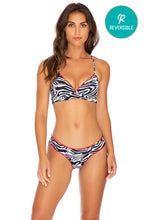 JUNGLE QUEEN - Underwire Top & Seamless Wavy Ruched Back Bottom • Perla