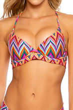 RULE BREAKER - Underwire Top & Seamless Wavy Ruched Back Bottom • Multicolor