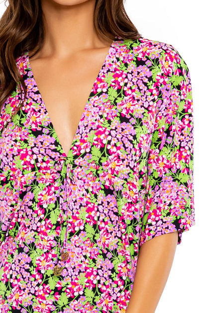 SEXY SEÑORITA - Short Tunic • Pink Black