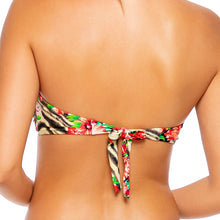 LA VIDA ES UN CARNAVAL - Gold V Ring Bandeau Top