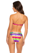 AFTERGLOW - Underwire Push Up Bandeau Top & High Leg Banded Waist Bottom • Multicolor
