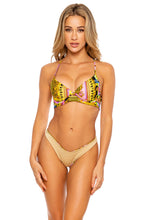 BACK  IN TIME - Underwire Top & High Leg Bottom • Multicolor