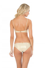 MOON OVER MIAMI - Criss Cross Back Bra Top & Seamless Full Bottom • Black