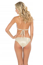 MOON OVER MIAMI - Triangle Halter Top & Seamless Full Bottom • White