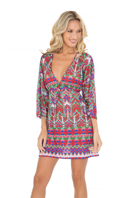 BESOS DE SAL - Long Sleeve Tunic • Multicolor