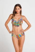 SAMBA CARACOL - Cascade Push Up Underwire Top & Scrunch Side Full Bottom • Multicolor