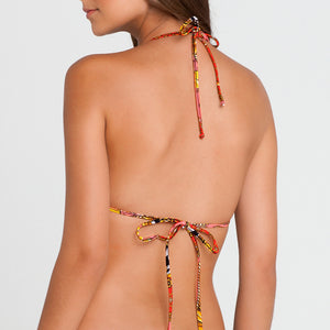 DANCING IN PARADISE - Molded Push Up Bandeau Halter Top