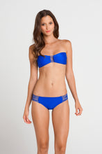 VERANO DE RUMBA - Multi Strings Bandeau Top & Multi Strings Full Bottom • Electric Blue