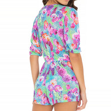 PEQUEÑO PARAISO - Wrap Front 3/4 Sleeve Romper