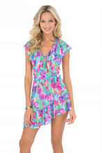 PEQUEÑO PARAISO - Unwrap Me Mini Dress • Multicolor