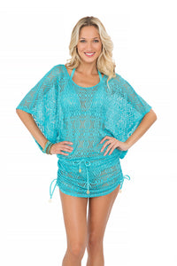 MIAMI NIGHTS - South Beach Dress • Aruba Blue