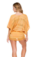 OBSESSION - Cabana V Neck Dress • Cuban Sunset