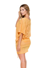 OBSESSION - Cabana V Neck Dress • Cuban Sunset