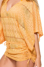 OBSESSION - Cabana V Neck Dress • Cuban Sunset